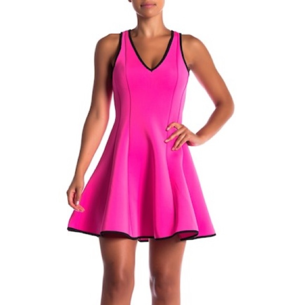 NWT Bright pink scuba dress